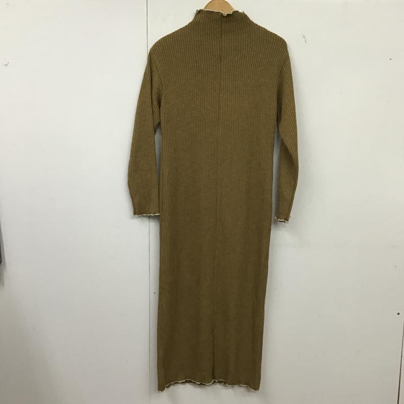 ローリーズファーム LOWRYS FARM ワンピース ロングスカート FREE 無地 茶 / ブラウン / brown レディース USED 古着 中古 10160634