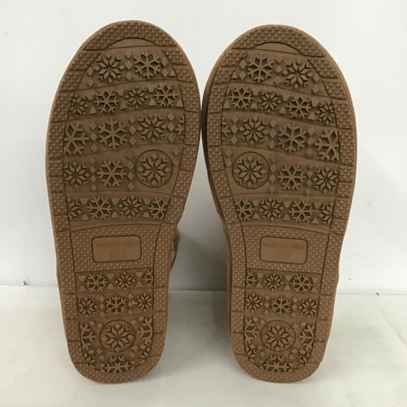 古着 USED ブーツ ショートブーツ ボアブーツ LL ワンポイント 茶 / ブラウン / brown レディース USED 古着 中古 10160635