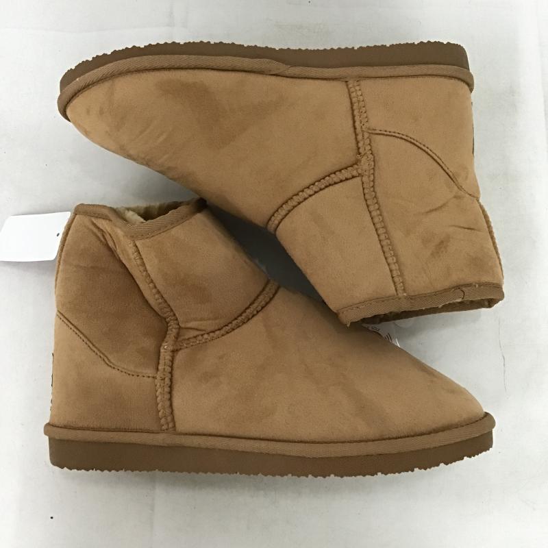 古着 USED ブーツ ショートブーツ ボアブーツ LL ワンポイント 茶 / ブラウン / brown レディース USED 古着 中古 10160635