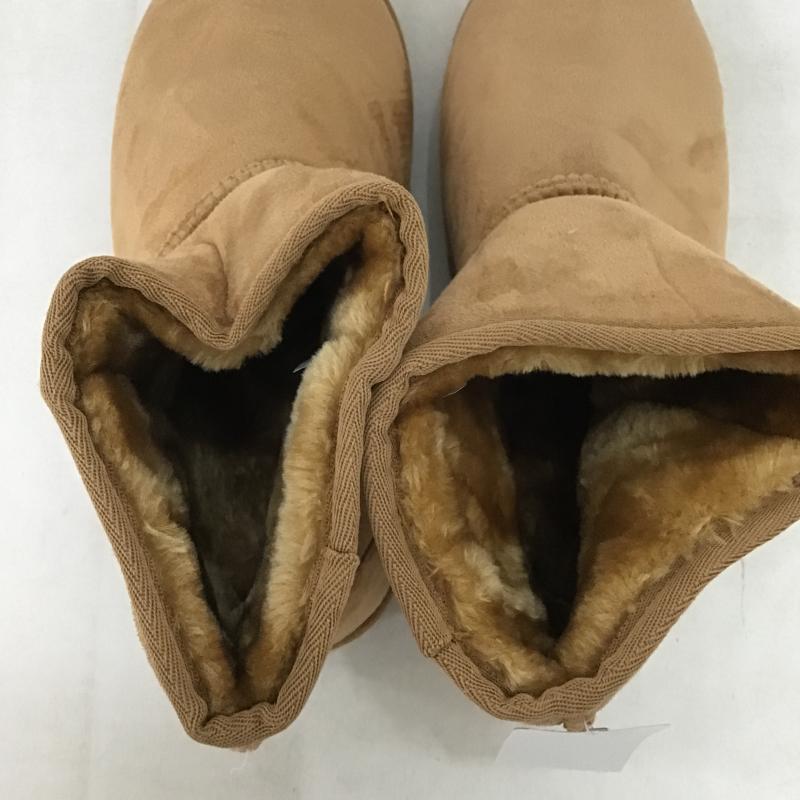 古着 USED ブーツ ショートブーツ ボアブーツ LL ワンポイント 茶 / ブラウン / brown レディース USED 古着 中古 10160635
