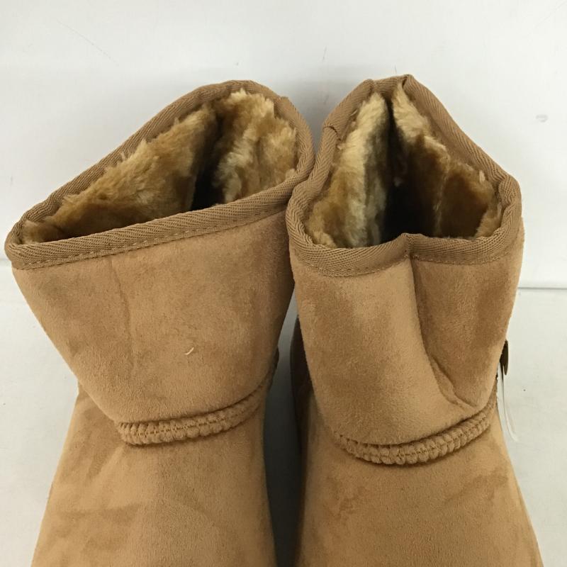 古着 USED ブーツ ショートブーツ ボアブーツ LL ワンポイント 茶 / ブラウン / brown レディース USED 古着 中古 10160635