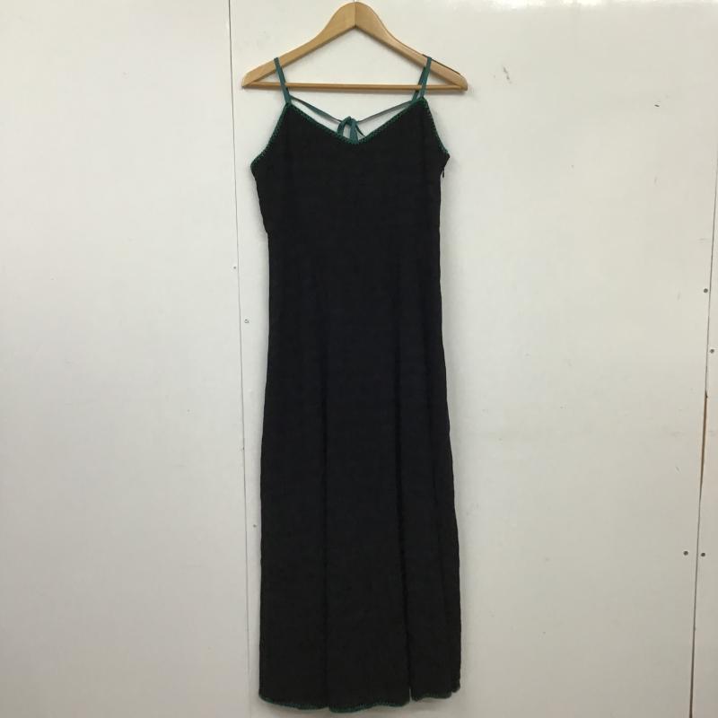 リリー ブラウン Lily Brown ワンピース ロングスカート FREE 無地 黒 / ブラック / black レディース USED 古着 中古 10160636