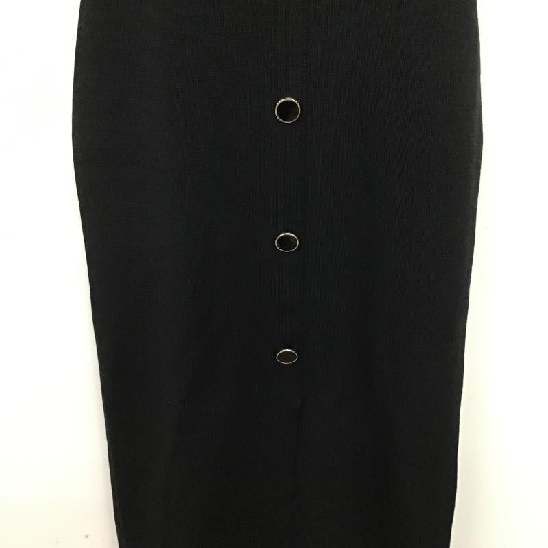 ロイヤルパーティー ROYAL PARTY ワンピース ロングスカート FREE 無地 黒 / ブラック / black レディース USED 古着 中古 10160637