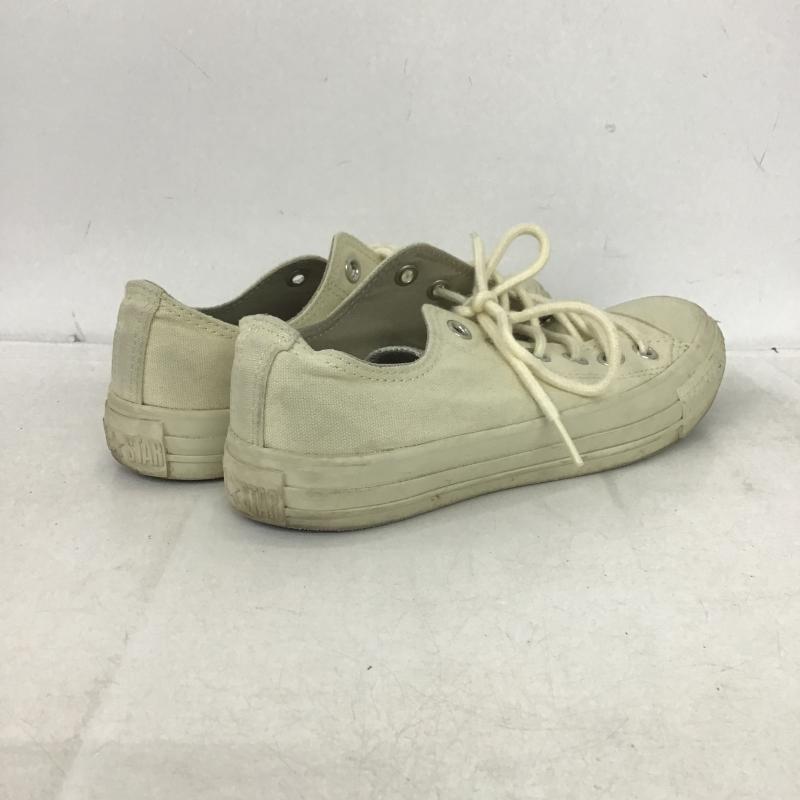 コンバース CONVERSE スニーカー スニーカー 1SD157 ALL STAR OX 24cm 24.0cm ロゴ、文字 アイボリー / アイボリー / レディース USED 古着 中古 10160638