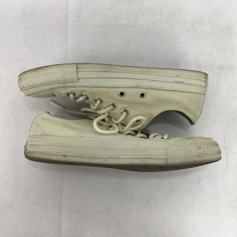 コンバース CONVERSE スニーカー スニーカー 1SD157 ALL STAR OX 24cm 24.0cm ロゴ、文字 アイボリー / アイボリー / レディース USED 古着 中古 10160638