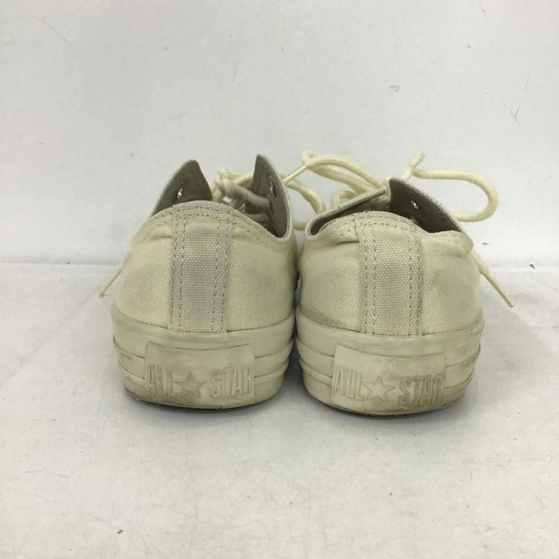 コンバース CONVERSE スニーカー スニーカー 1SD157 ALL STAR OX 24cm 24.0cm ロゴ、文字 アイボリー / アイボリー / レディース USED 古着 中古 10160638