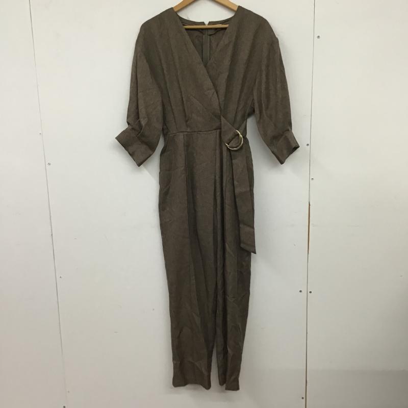 ムルーア MURUA サロペット・オーバーオール サロペット、オーバーオール S 無地 茶 / ブラウン / brown レディース USED 古着 中古 10160639