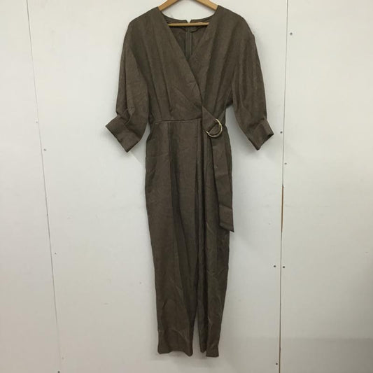 ムルーア MURUA サロペット・オーバーオール サロペット、オーバーオール S 無地 茶 / ブラウン / brown レディース USED 古着 中古 10160639