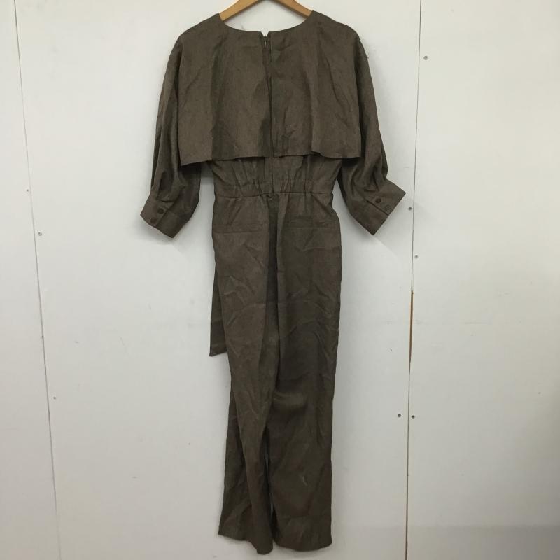 ムルーア MURUA サロペット・オーバーオール サロペット、オーバーオール S 無地 茶 / ブラウン / brown レディース USED 古着 中古 10160639