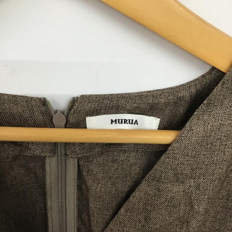 ムルーア MURUA サロペット・オーバーオール サロペット、オーバーオール S 無地 茶 / ブラウン / brown レディース USED 古着 中古 10160639