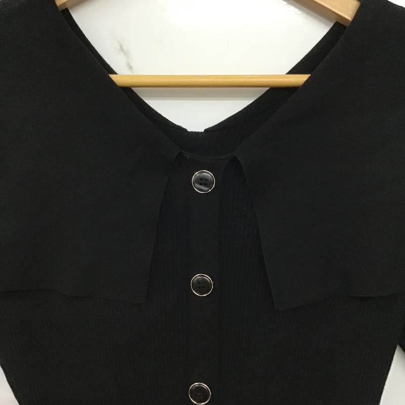 リエンダ rienda ワンピース ロングスカート M 無地 黒 / ブラック / black レディース USED 古着 中古 10160640