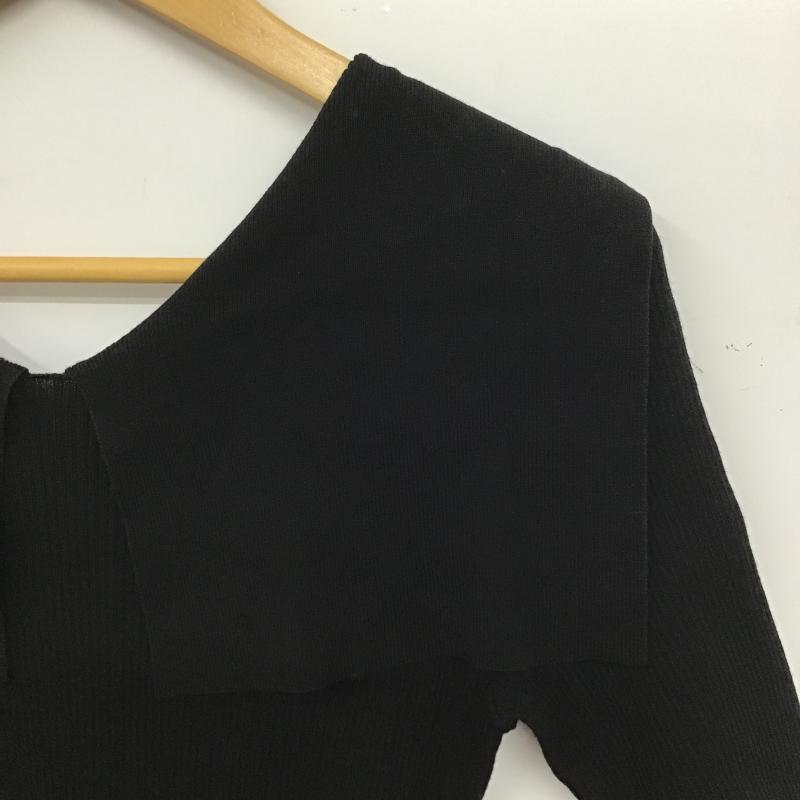 リエンダ rienda ワンピース ロングスカート M 無地 黒 / ブラック / black レディース USED 古着 中古 10160640