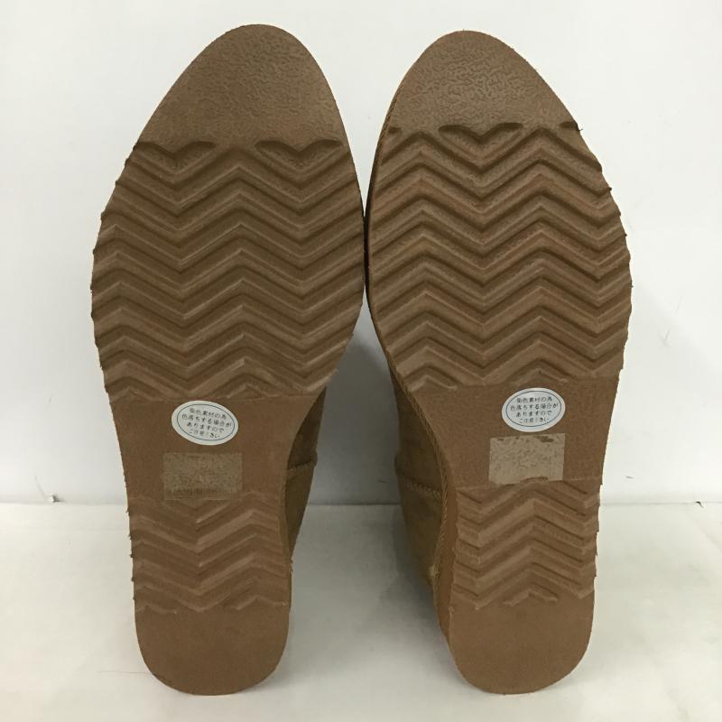 古着 USED ブーツ ショートブーツ スクエアFHインヒール スタッズ LL  茶 / ブラウン / brown レディース USED 古着 中古 10160643