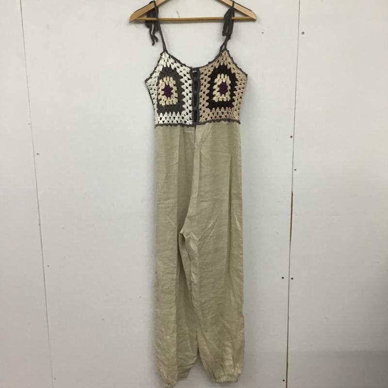 ザラ ZARA サロペット・オーバーオール サロペット、オーバーオール S 無地 ベージュ / ベージュ / beige レディース USED 古着 中古 10160644