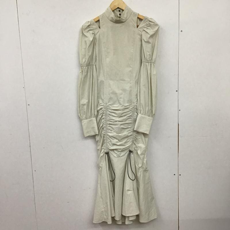 リエンダ rienda ワンピース ロングスカート S 無地 アイボリー / アイボリー / レディース USED 古着 中古 10160645