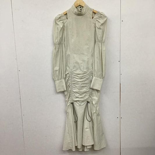 リエンダ rienda ワンピース ロングスカート S 無地 アイボリー / アイボリー / レディース USED 古着 中古 10160645