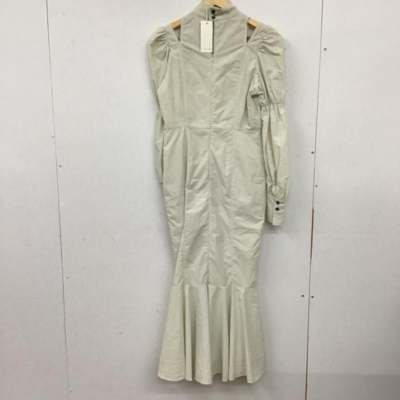 リエンダ rienda ワンピース ロングスカート S 無地 アイボリー / アイボリー / レディース USED 古着 中古 10160645