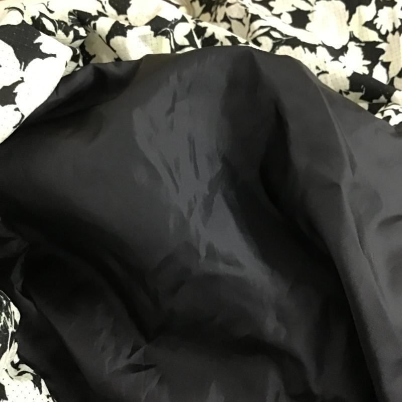 リエンダ rienda ワンピース ひざ丈スカート M 総柄 黒 / ブラック / black レディース USED 古着 中古 10160646