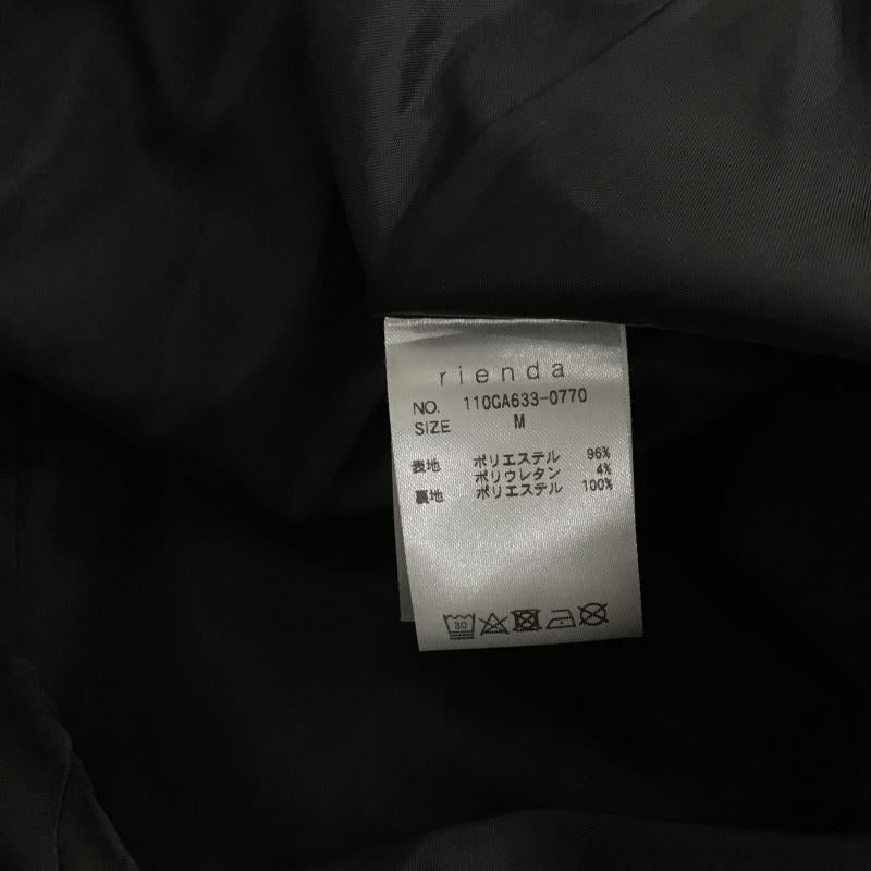 リエンダ rienda ワンピース ひざ丈スカート M 総柄 黒 / ブラック / black レディース USED 古着 中古 10160646