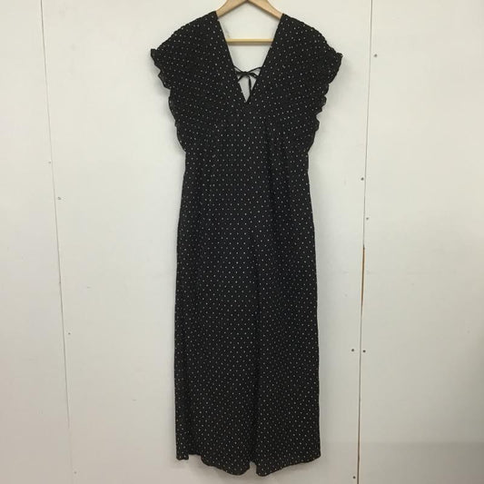 ローリーズファーム LOWRYS FARM サロペット・オーバーオール サロペット、オーバーオール M ドット 黒 / ブラック / black レディース USED 古着 中古 10160648