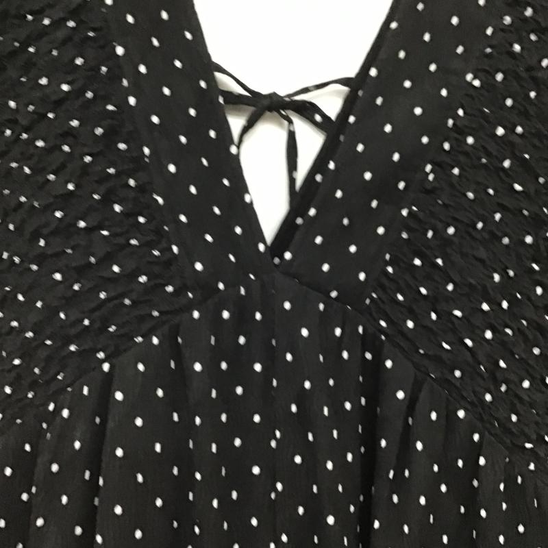 ローリーズファーム LOWRYS FARM サロペット・オーバーオール サロペット、オーバーオール M ドット 黒 / ブラック / black レディース USED 古着 中古 10160648