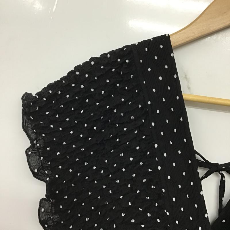 ローリーズファーム LOWRYS FARM サロペット・オーバーオール サロペット、オーバーオール M ドット 黒 / ブラック / black レディース USED 古着 中古 10160648