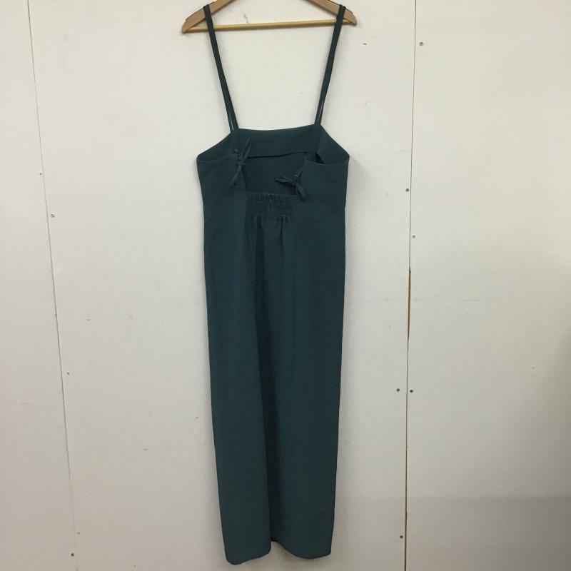 アンデミュウ Andemiu ワンピース ロングスカート FREE 無地 緑 / グリーン / green レディース USED 古着 中古 10160651