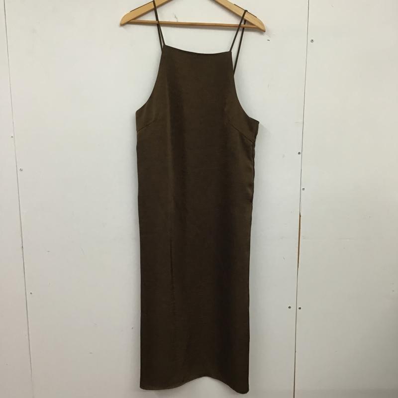 ケービーエフ KBF ワンピース ロングスカート ONE SIZE 無地 茶 / ブラウン / brown レディース USED 古着 中古 10160652