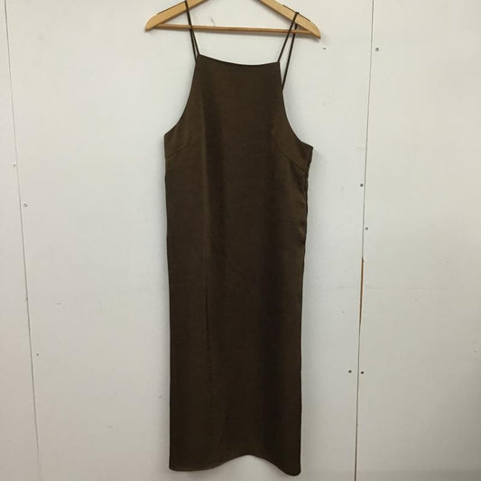 ケービーエフ KBF ワンピース ロングスカート ONE SIZE 無地 茶 / ブラウン / brown レディース USED 古着 中古 10160652