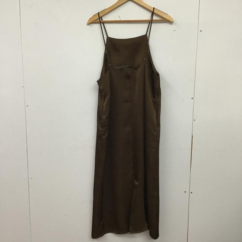ケービーエフ KBF ワンピース ロングスカート ONE SIZE 無地 茶 / ブラウン / brown レディース USED 古着 中古 10160652