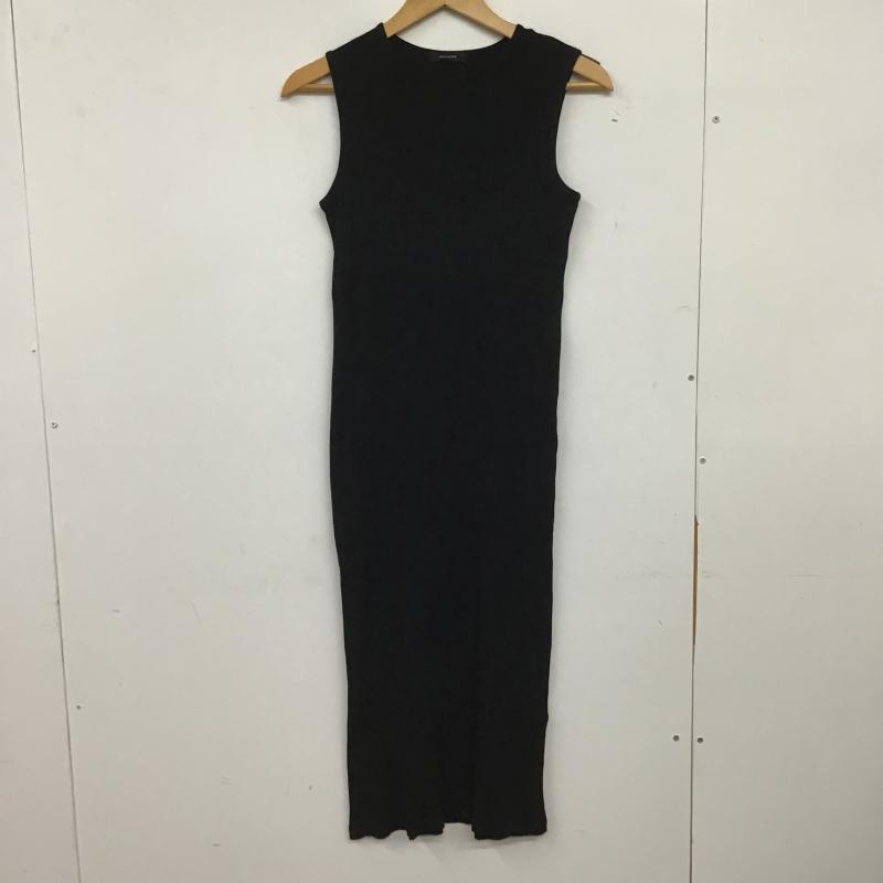 ジーナシス JEANASIS ワンピース ロングスカート FREE 無地 黒 / ブラック / black レディース USED 古着 中古 10160653