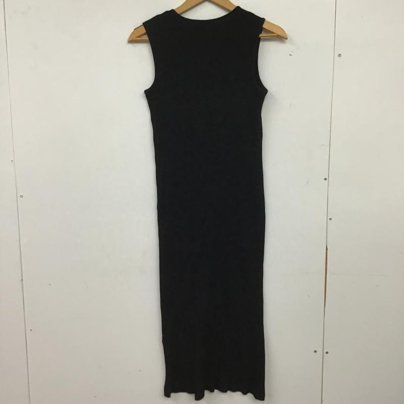 ジーナシス JEANASIS ワンピース ロングスカート FREE 無地 黒 / ブラック / black レディース USED 古着 中古 10160653