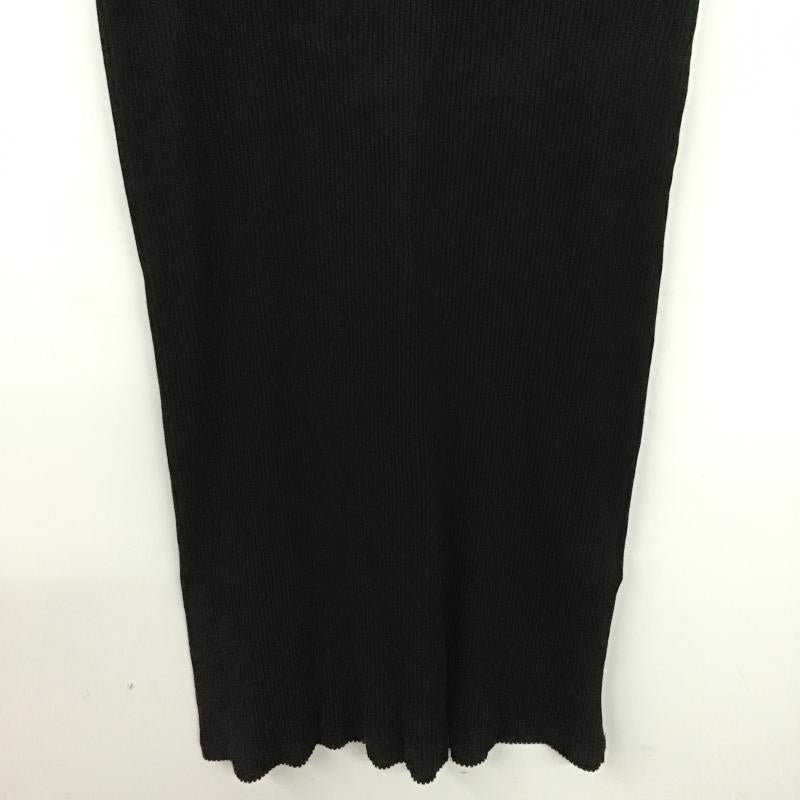 ジーナシス JEANASIS ワンピース ロングスカート FREE 無地 黒 / ブラック / black レディース USED 古着 中古 10160653