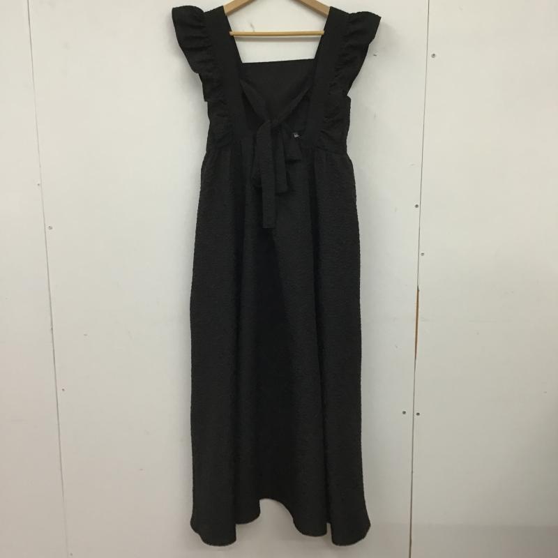 フリークスストア FREAK S STORE ワンピース ロングスカート FREE 無地 黒 / ブラック / black レディース USED 古着 中古 10160654