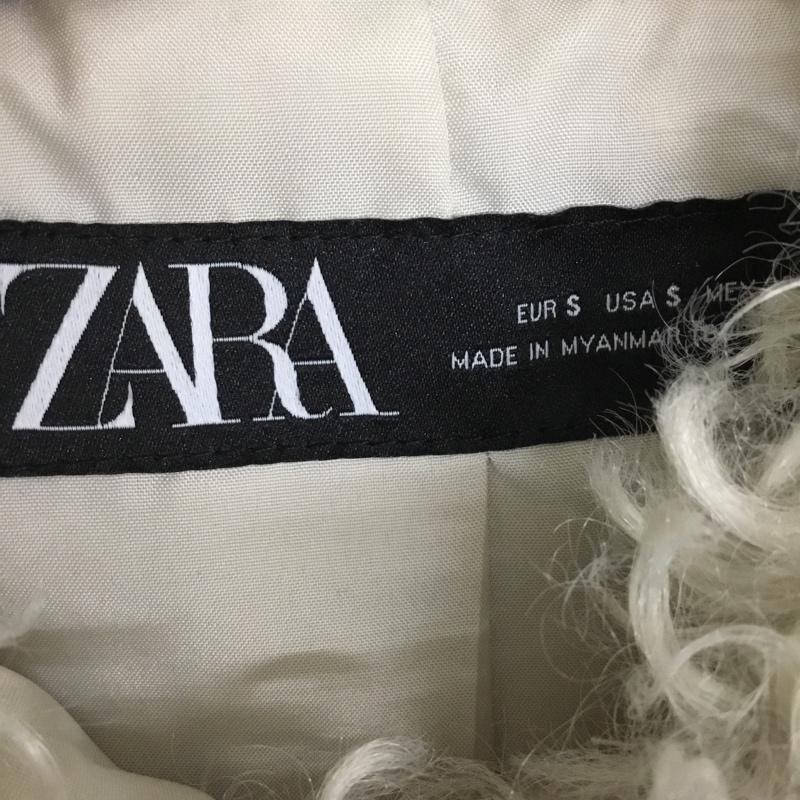 ザラ ZARA ジャケット、上着 ジャンパー、ブルゾン S 無地 オフホワイト / オフホワイト / レディース USED 古着 中古 10160660