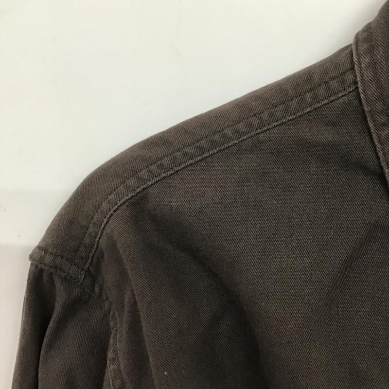 ポロバイラルフローレン Polo by RALPH LAUREN シャツ、ブラウス 長袖 長袖シャツ 刺繍シャツ カラーシャツ ロゴ、文字 茶 / ブラウン / brown メンズ USED 古着 中古 10160666