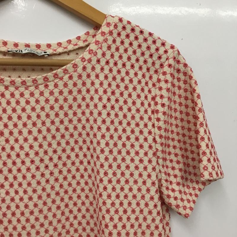 ザラ ZARA カットソー 半袖 L  マルチカラー / マルチカラー / multicolor レディース USED 古着 中古 10160667