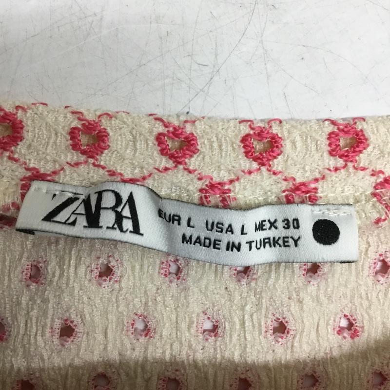 ザラ ZARA カットソー 半袖 L  マルチカラー / マルチカラー / multicolor レディース USED 古着 中古 10160667