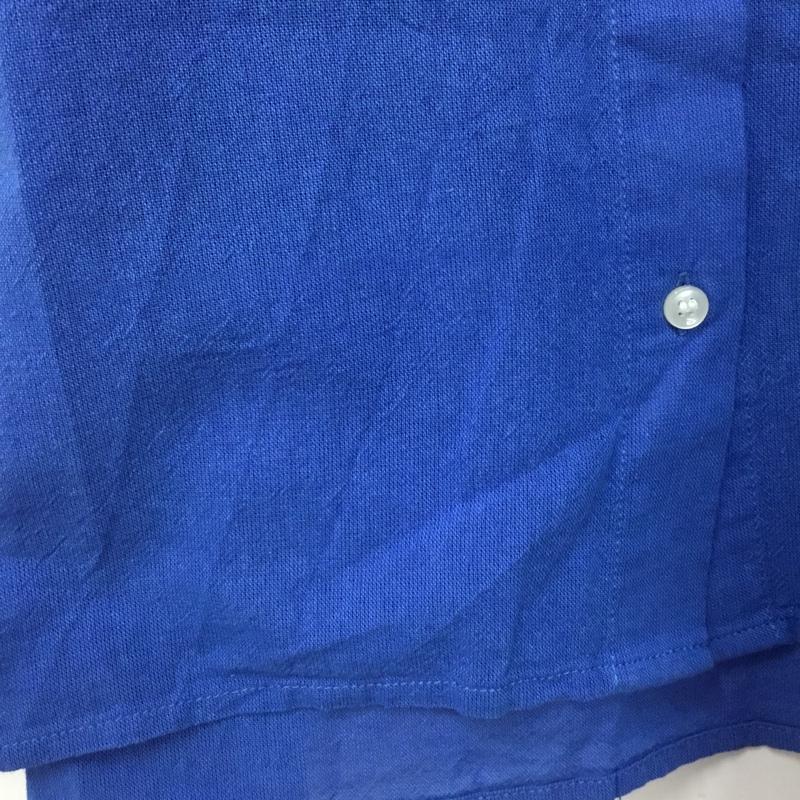 スタディオクリップ studio CLIP シャツ、ブラウス 半袖 L 無地 青 / ブルー / blue レディース USED 古着 中古 10160668