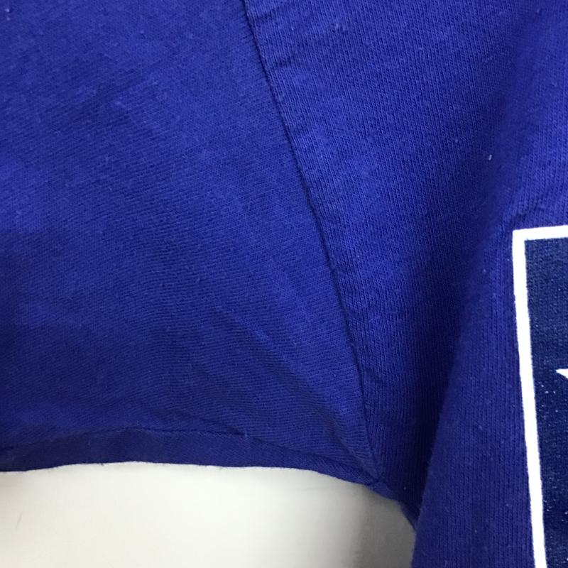 古着 USED ポロシャツ 半袖 半袖ポロシャツ カラーシャツ 半袖カットソー L プリント 青 / ブルー / blue メンズ USED 古着 中古 10160669