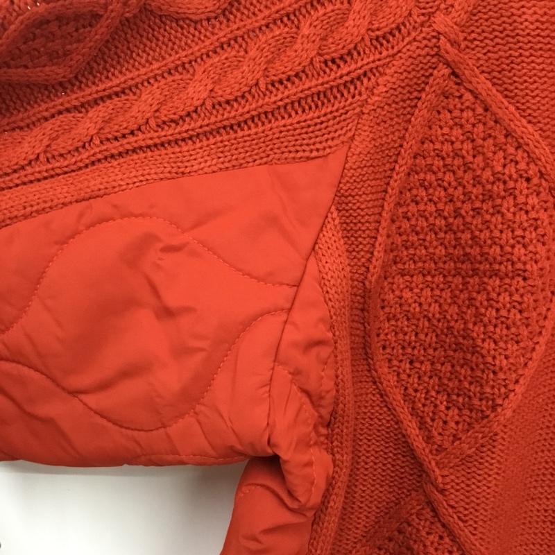 ニコアンド niko and... ニット、セーター 長袖 M 無地 赤 / レッド / red レディース USED 古着 中古 10160670