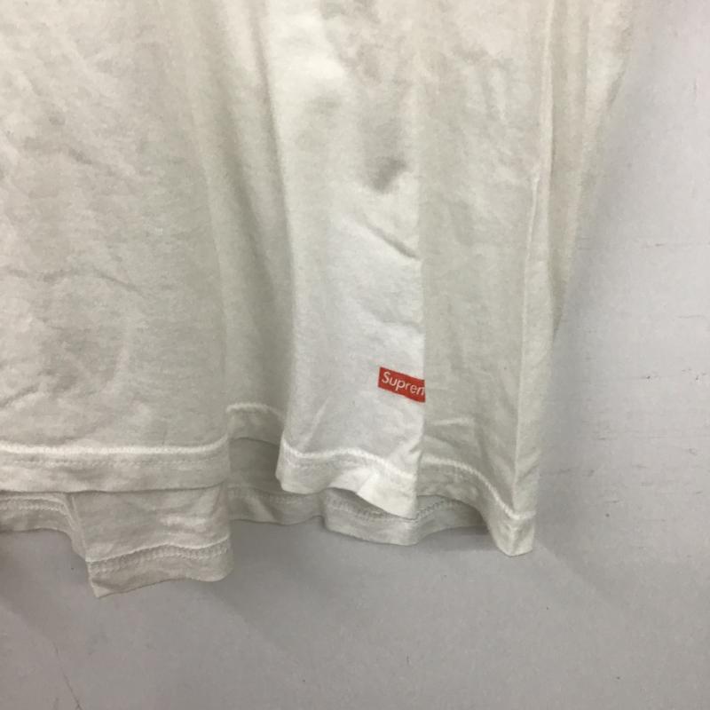 シュプリーム Supreme Tシャツ 半袖 半袖カットソー 無地Tシャツ クルーネックカットソー M 無地 白 / ホワイト / white メンズ USED 古着 中古 10160673