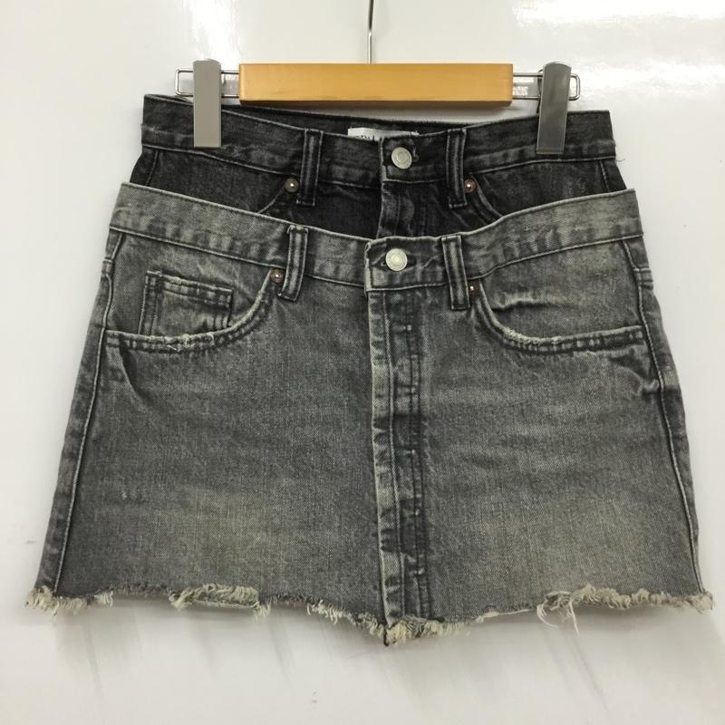 ザラ ZARA スカート ミニスカート XS 無地 マルチカラー / マルチカラー / multicolor レディース USED 古着 中古 10160675