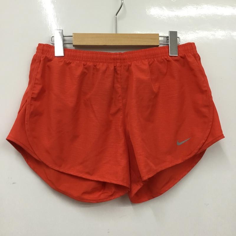 ナイキ NIKE パンツ ショートパンツ 723943-696 アンラインド モダン エンボス テンポ ショート L ロゴ、文字 赤 / レッド / red レディース USED 古着 中古 10160677