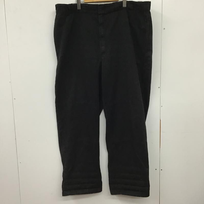 ディッキーズ Dickies パンツ ワークパンツ、ペインターパンツ ワークパンツ ワイドパンツ カジュアルパンツ ロゴ、文字 ダークグレー / ダークグレー / メンズ USED 古着 中古 10160679