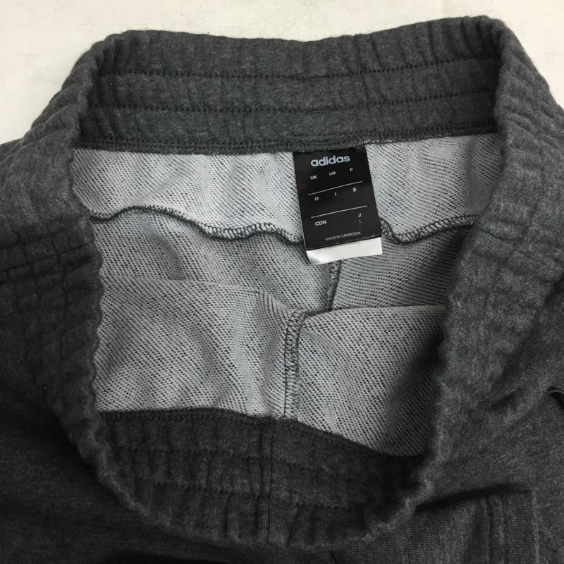 アディダス adidas パンツ ショートパンツ L 無地 灰 / グレー / gray レディース USED 古着 中古 10160680