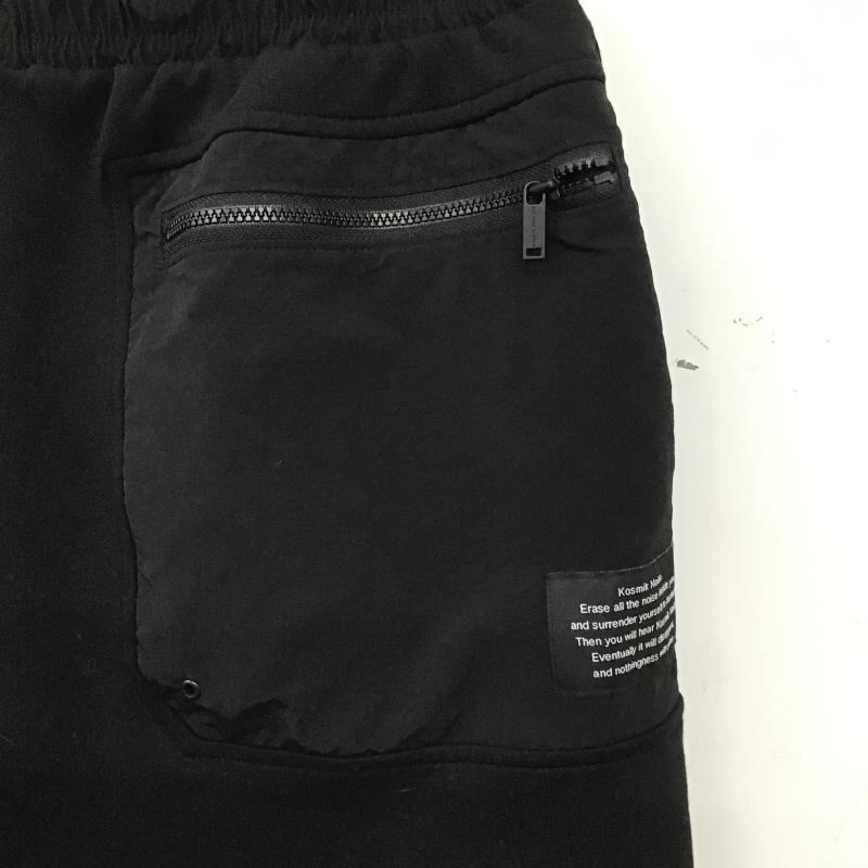 ジーユー GU パンツ ショートパンツ 321-351033 ハーフパンツ M ロゴ、文字 黒 / ブラック / black メンズ USED 古着 中古 10160681