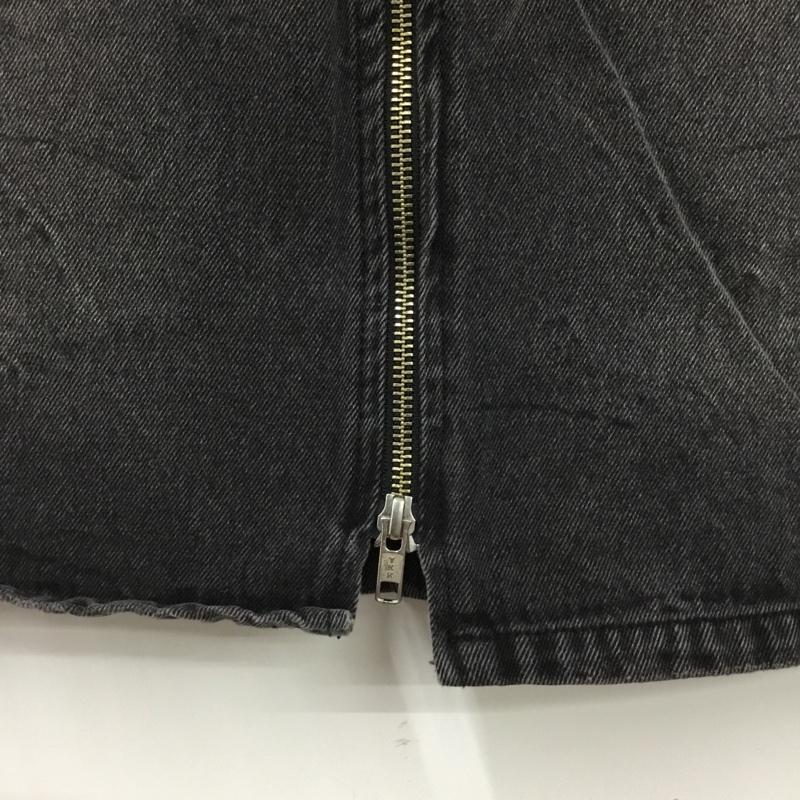 ジーナシス JEANASIS スカート ミニスカート S 無地 黒 / ブラック / black レディース USED 古着 中古 10160683