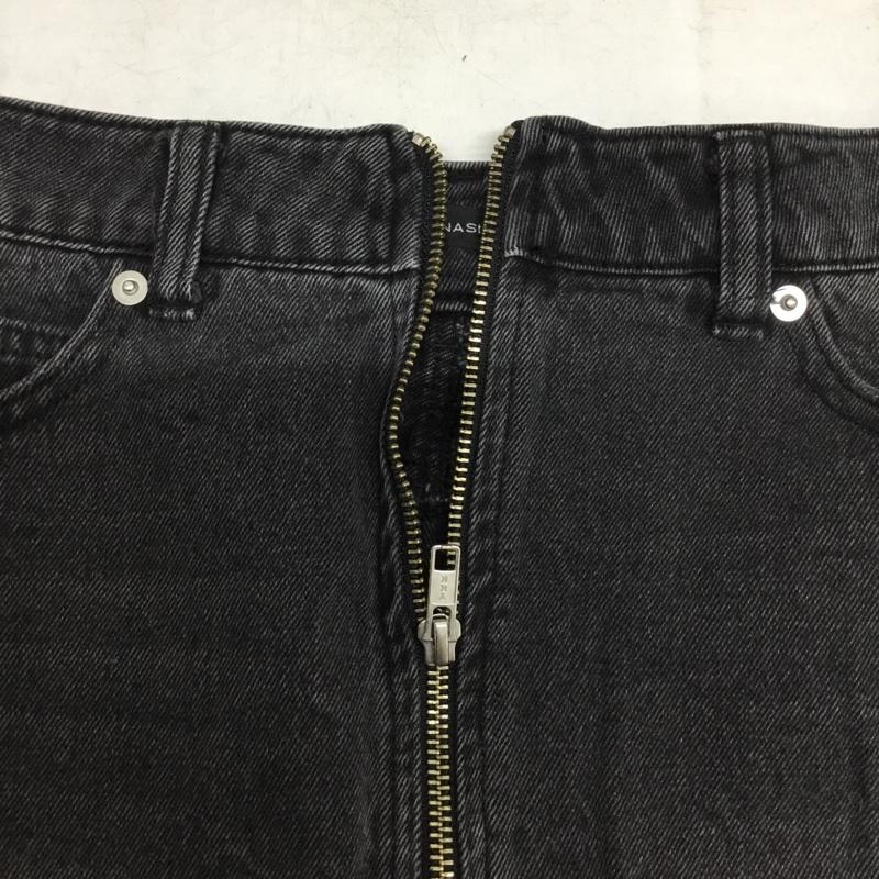 ジーナシス JEANASIS スカート ミニスカート S 無地 黒 / ブラック / black レディース USED 古着 中古 10160683