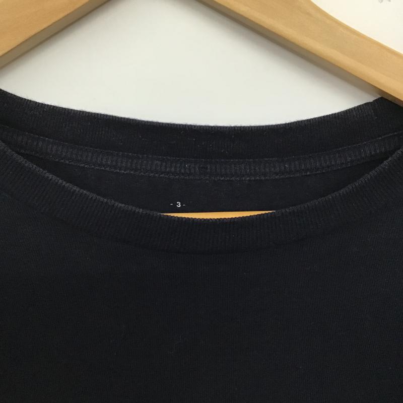 グラフペーパー Graphpaper カットソー 長袖 長袖カットソー 無地カットソー クルーネック 3 無地 紺 / ネイビー / navy メンズ USED 古着 中古 10160684